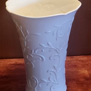 LENOX Opal Innocence Carved 9" Ivory Vase